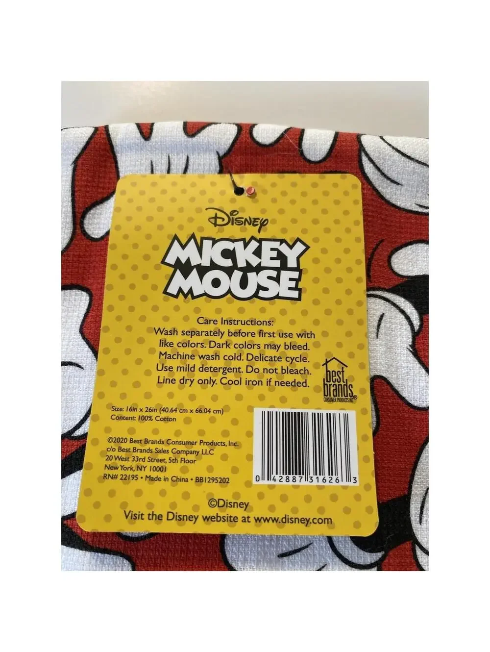 Mickey Mouse Kitchen Decor Oven Mitts Dish Towels Set New Disney Themed Cooking